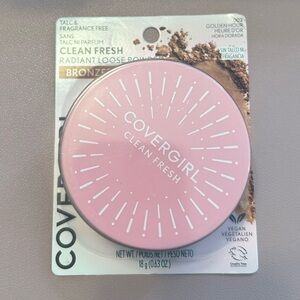 5 for $20😍 Covergirl Clean Fresh Radiant Loose Powder Bronzer in 002 Golden Hour
